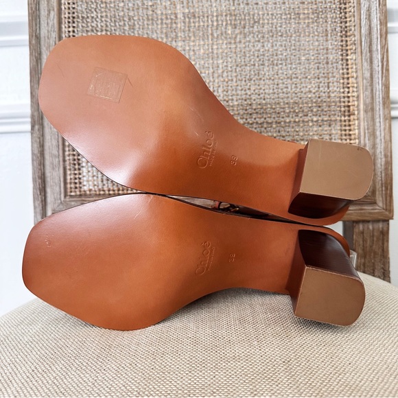 Chloé Virginia Strappy Block Heel Sandals - Picture 8 of 16